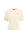 Moncler Grenoble Women Patch With Logo T-shirt In White