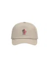 Moncler Pattern Baseball Cap In Nude