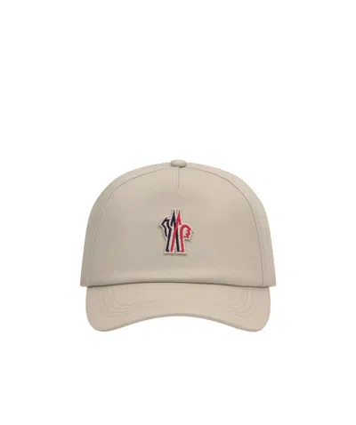 Moncler Pattern Baseball Cap In Nude