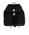 Moncler Patterned Backpack In Black