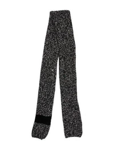 Pre-owned Moncler Patterned Scarf In Black