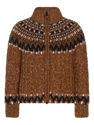 MONCLER 图案拉链夹克