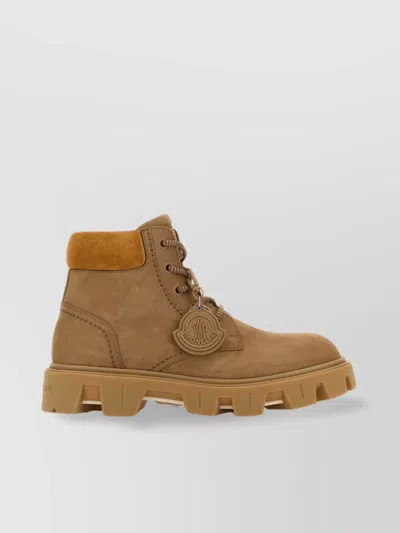 MONCLER PEAK CITY ANKLE BOOTS WITH CHUNKY SOLE