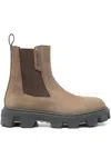 Moncler Peak City Chunky-sole Boots In Brown
