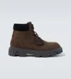 Moncler Peak City Leather Hiking Boots