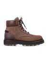 Moncler Peka Ankle Boots In Brown
