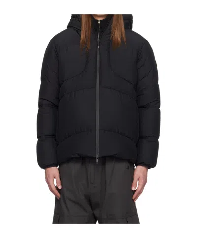 Moncler Peller Tech Down Jacket In Dark Blue
