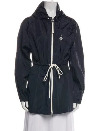 Pre-owned Moncler Performance Coat In Blue
