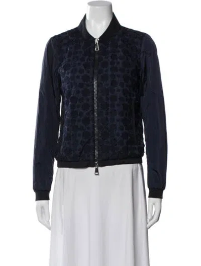 Pre-owned Moncler Performance Jacket In Blue