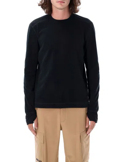 Moncler Black Patch Pocket Long Sleeve T-shirt