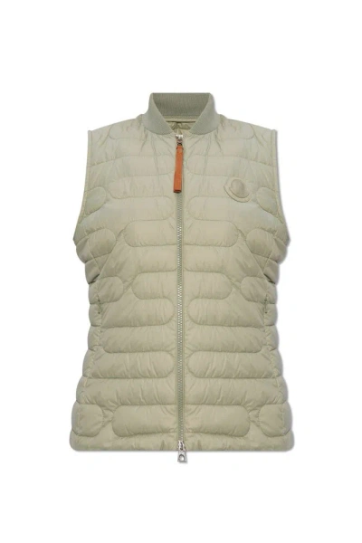 Moncler Perille Puffer Vest In Green