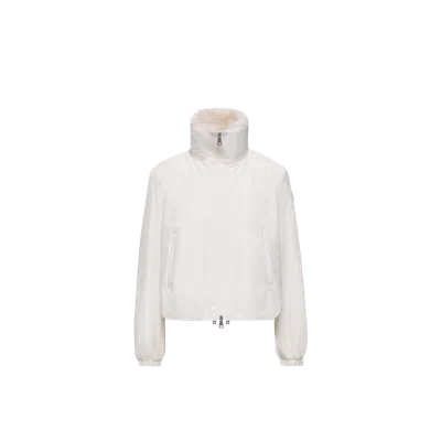 Moncler Doudoune Courte 3-en-1 Pervenche, Femme, Blanc, Taille: 4 In White