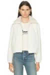 Moncler Pervenche Jacket In White