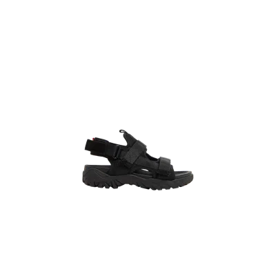 MONCLER PETIT TRAILGRIP VELA SANDALS, GENDER NEUTRAL, BLACK, SIZE: 38