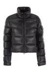 Moncler Petra - Short Down Jacket In Black