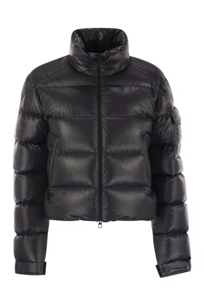 Moncler Petra - Short Down Jacket In Black