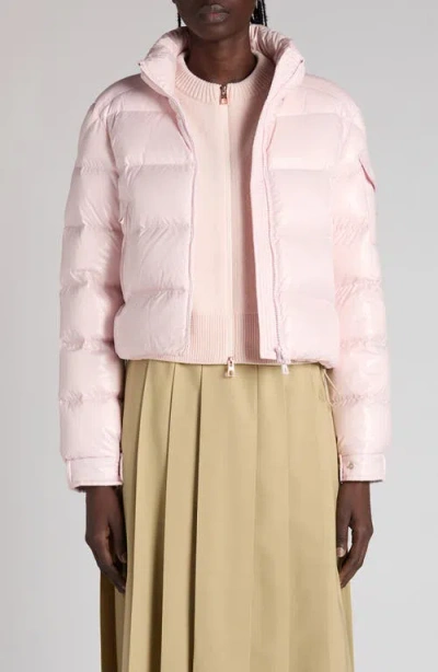 Moncler Petra Down Puffer Jacket In Pink