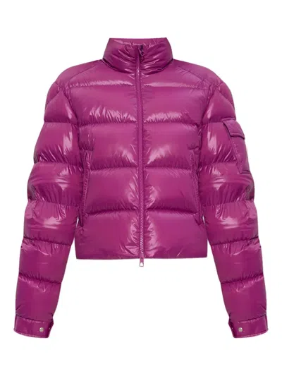 Moncler Petra Quilted Down Jacket In Purple