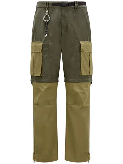 Moncler Pharrell Williams Convertible Green Cargo Trousers