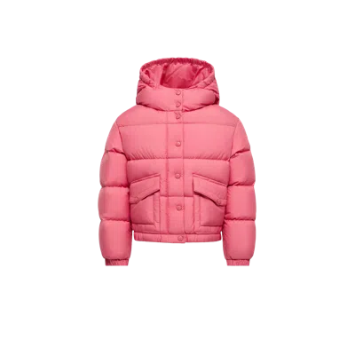 Moncler Kids' Phelanta Hooded Down Jacket, Girls, Pink, Size: 14y