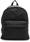 Moncler Pierrick Backpack Front Zip-fastening Pocket In Black