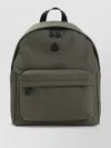 Moncler Pierrick Backpack Front Pocket Adjustable Straps Handle In Green