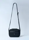Moncler Zippered Crossbody Bag In Black