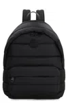 Moncler Pierrick Logo Patch Padded Backpack In Black