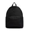 Moncler Pierrick Backpack Front Zip-fastening Pocket In Black