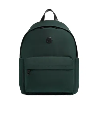 Moncler New Pierrick Water-repellent Backpack In Green