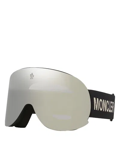 Moncler Pillow Shield Sunglasses, 172mm In Gray