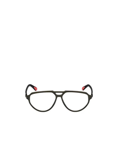 Moncler Pilot-frame Glasses In Black