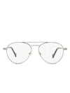 Moncler Pilot-frame Glasses In Gold