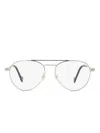 Moncler Pilot-frame Glasses In Brown