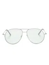 Moncler Pilot-frame Sunglasses In Silber