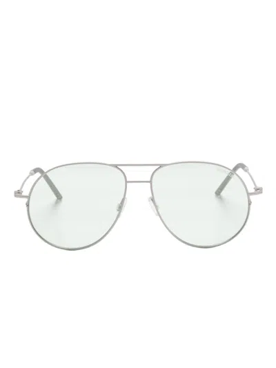 Moncler Pilot-frame Sunglasses In Silber