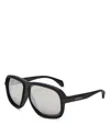 Moncler Pilot Sunglasses, 52mm In Matte Black