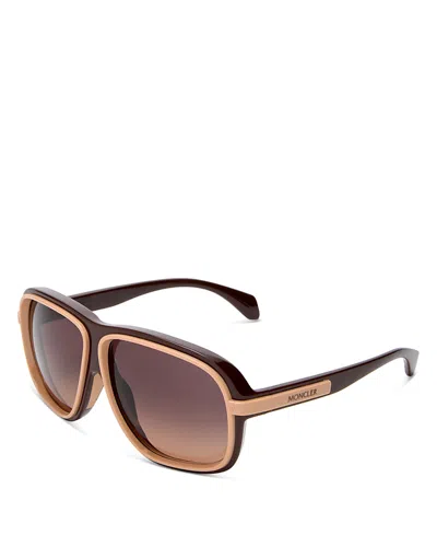 Moncler Pilot Sunglasses, 62mm In Multi