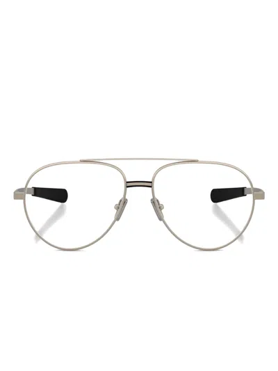 Moncler Pilot-frame Glasses In Gold