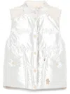 Moncler Pinchot Gilet In Silver