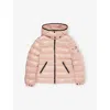Moncler Bady Hooded Padded Shell-down Jacket 4-14 Years Pink In Pink