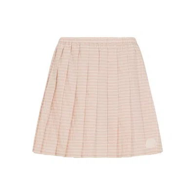 MONCLER MONCLER PINK COTTON SKIRT