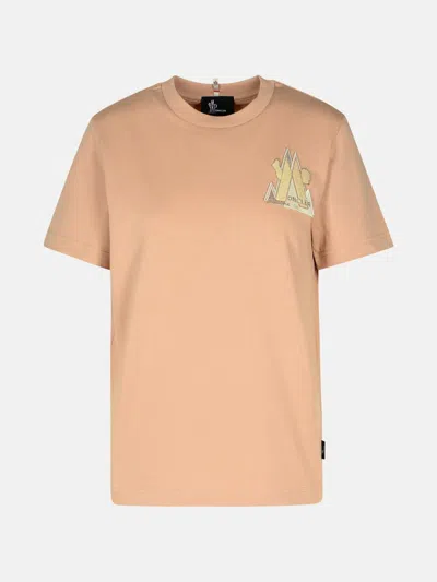 Moncler Pink Cotton T-shirt