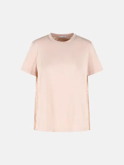 Moncler Pink Cotton T-shirt
