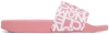 Moncler Petite Jeanne Rubber Slide Sandals In Pink