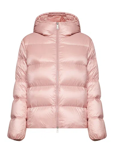 Moncler Pink Feligule Short Hooded Down Jacket