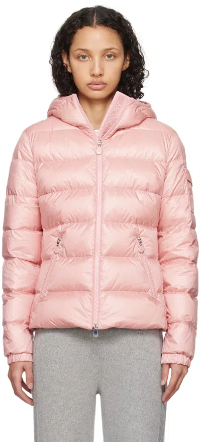 MONCLER PINK GLES DOWN JACKET