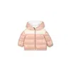 Moncler Pink Lakisha Down Jacket For Baby Girl With Logo In Pink