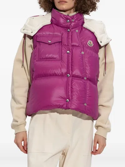MONCLER PINK LOGO JACKET