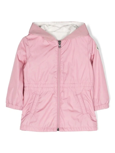 Moncler Kids' Pink Messein Hooded Jacket
